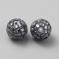Perle acriliche opache&nbsp;OACR-WH0001-11A