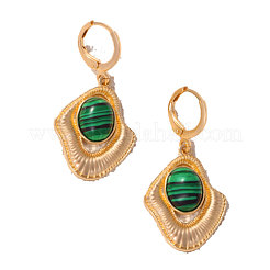 Boucles d'oreilles créoles en résine et alliage de zinc&nbsp;FS-WG5C4FF-03