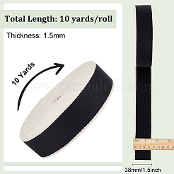 10 Yard Polycotton-Bänder&nbsp;OCOR-WH0080-75A