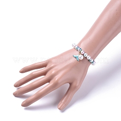 Ensembles de bracelets et de bijoux de collier en perles synthétiques&nbsp;SJEW-JS01053-01