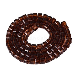 Chapelets de perles en verre transparente  &nbsp;GLAA-R041-8x8mm-A09