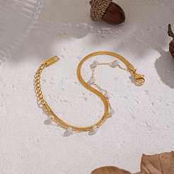 Europäische mehrlagige Armbänder aus Edelstahl 304&nbsp;ZZ1127