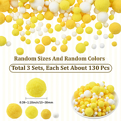 3 Satz Polyester-Balldekoration&nbsp;DIY-SC0031-26C
