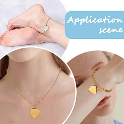 2 collana con ciondolo a forma di bara funeraria a forma di cuore in acciaio inossidabile di 2 colori&nbsp;NJEW-CN0001-26