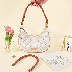 2 poignée de sac en similicuir PU&nbsp;DIY-CL0001-62B