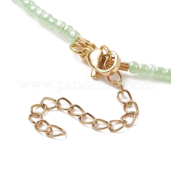 Collares colgantes de brotes de flores de resina&nbsp;NJEW-JN04153