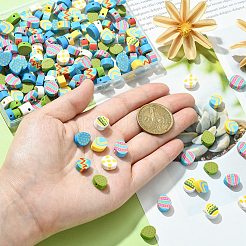 200 pezzo di perline di argilla polimerica fatte a mano a forma di cartone animato&nbsp;CLAY-CJ0001-77