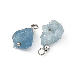 Pendentifs en aigue-marine brute naturelle&nbsp;PALLOY-JF05960