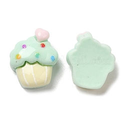 Undurchsichtige Decoden-Cabochons aus Kunstharzimitat für Lebensmittel&nbsp;X-RESI-K027-13