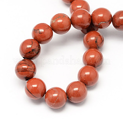 Natürliche rote Jaspis Perle Stränge&nbsp;G-R193-11-10mm