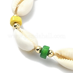 2-teiliges Set mit 2 synthetischen türkisfarbenen Seestern-Charm-Armbändern&nbsp;BJEW-TA00354