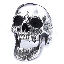Bagues tête de mort en acier inoxydable 304 pour hommes&nbsp;FS-WGF2445-03
