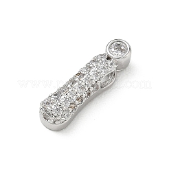 Pendentifs avec zircon cubiques à micro-pavés en laiton&nbsp;KK-A300-02P-I