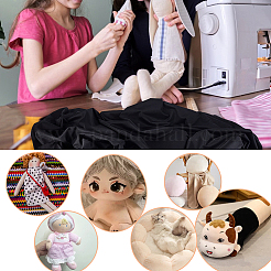 Polyester-Puppenhautstoff&nbsp;DIY-WH0435-48D