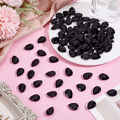 110pcs cabochons de strass en verre à dos pointu&nbsp;RGLA-HY0001-05A