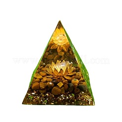 Générateurs d'énergie de résine de pyramide d'orgonite&nbsp;PW-WG7D474-01