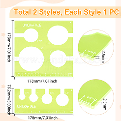Acryl-Vorlagenlineal&nbsp;TOOL-WH0155-194A