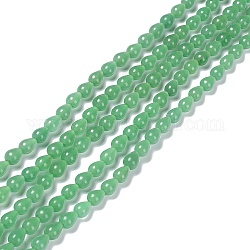 Natürlichen grünen Aventurin Perlen Stränge, Träne, 6.5~7x5~5.5 mm, Bohrung: 0.6 mm, ca. 54 Stk. / Strang, 15.20~15.24 Zoll (38.6~38.7 cm)
