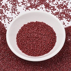 MIYUKI Delica Beads, Cylinder, Japanese Seed Beads, 11/0, (DB2354) Duracoat Opaque Dyed Shanghai Red, 1.3x1.6mm, Hole: 0.8mm, about 10000pcs/bag, 50g/bag