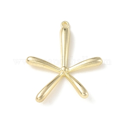 Alloy Pendants, Flower Charms, Light Gold, 36x30x4mm, Hole: 1.4mm