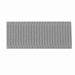 Hochdichte Polyester-Ripsbänder, lichtgrau, 1-1/2 Zoll (38.1 mm), ca. 100 Yards / Rolle