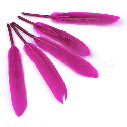 Аксессуары костюма гуся перо, окрашенные, средне фиолетовый красный, 100~175x13~25 мм