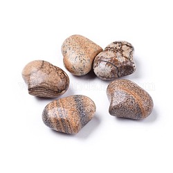 Image naturelle jaspe coeur amour pierre, pierre de palme de poche pour équilibrer le reiki, 20x25x11~13mm