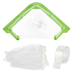 Ahandmaker 2 set 2 stili abs plastica lavello filtri cestino e borse, per scarico lavello per cibo da cucina, colore misto, 1 set / stile