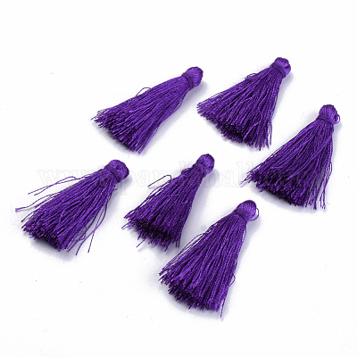 Décorations de pendentif pompon en polyester&nbsp;FIND-S260-D-M-1