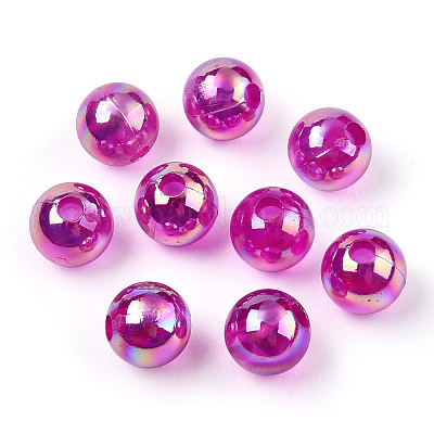 Perles en acrylique transparente&nbsp;MACR-T046-01E-10-1