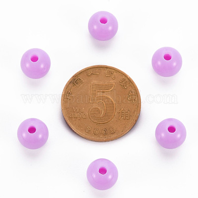 Perles acryliques opaques&nbsp;MACR-S370-C8mm-A03-1
