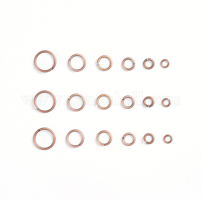 Messing Open Ringe springen&nbsp;KK-JQ0001-01R-1