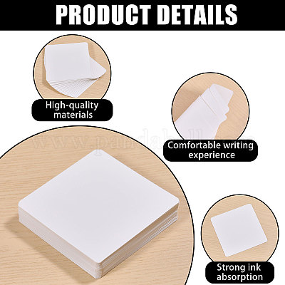 Briques de papier pour zentangle&nbsp;DIY-WH0591-276-1