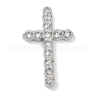 Pendentifs en alliage avec strass&nbsp;ALRI-S001-13B-P-1