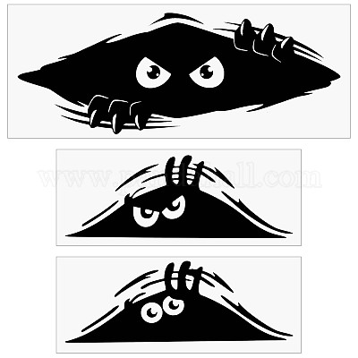 Wholesale GORGECRAFT 3 Style Peeking Monster Funny Car Sticker Car Bumper  Stickers Self Adhesive Laser Reflective Car Sticker for SUV Truck Motorcycle  Doors Walls Laptop 