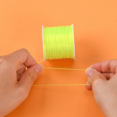 Filo di cristallo elastico piatto&nbsp;EW-YW0001-0.8mm-02F-1