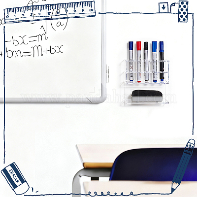 Porte-stylo acrylique&nbsp;OFST-WH0004-052-1