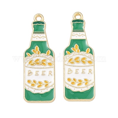 Pendentifs d'émail en alliage&nbsp;FIND-H020-01C-G-1