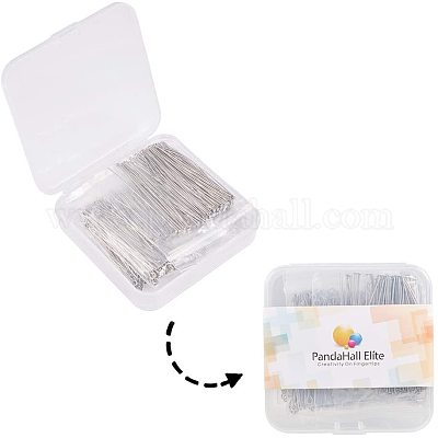 Wholesale PandaHall 2880pcs 4 Color 6 Size Eye Pins Jewelry Head Pins Open  Eyepins Headpins for Charm Beads DIY Necklaces Bracelets Earrings Jewelry  Making Pins Supplies 