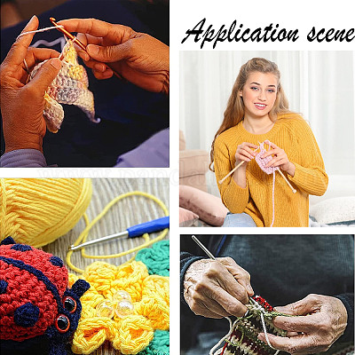 10Pcs/Set Stainless steel Crochet Hook Needles Yarn Knitting Size