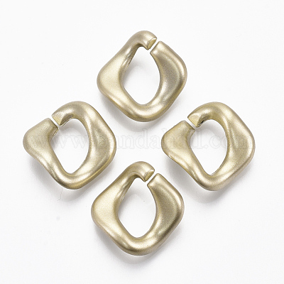 Wholesale Gold Silver Color CCB Mixed Shape Bead End Caps for