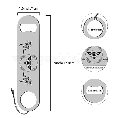 Funny Panda Face Stainless Steel Bottle Opener Card Pop Can Soda Beer  Bottle Openers Wallet Size for Kitchen Bar Restaurant