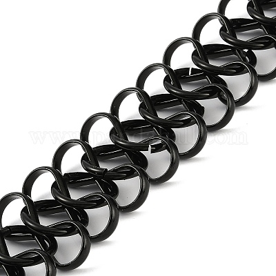 Cadena de aluminio con revestimiento de rejilla&nbsp;CHA-H002-04EB-1