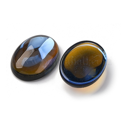 Synthetische Mondstein Cabochons&nbsp;G-U027-01C-02-1