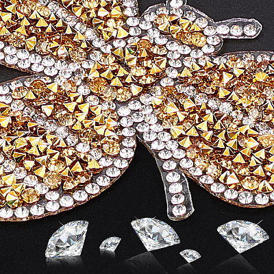 Shop FINGERINSPIRE 12pcs Crystals Bee Patches Iron on Clothes Patches  Rhinestone Appliques Patches For Clothes for Jewelry Making - PandaHall  Selected