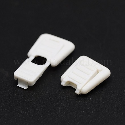 Dyed Eco-Friendly Plastic Cord End Locks Toggle Stoppers for Parachute Cord Sportswear Garment Backpack Accessories FIND-E005-05A-1