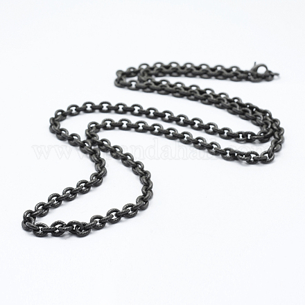 Messingkette Halsketten NJEW-E118-02-1