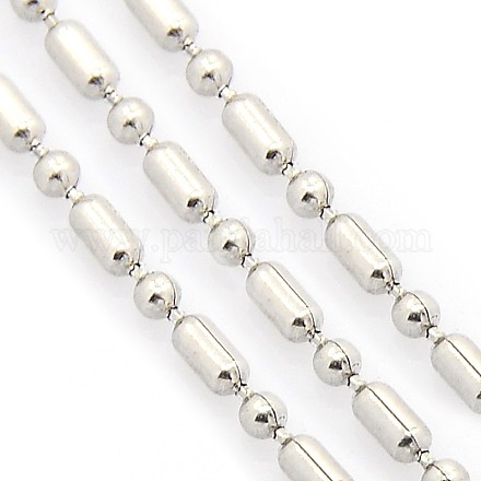 Electroplate Stainless Steel Ball Chains CHS-L003-1.5mm-P-1