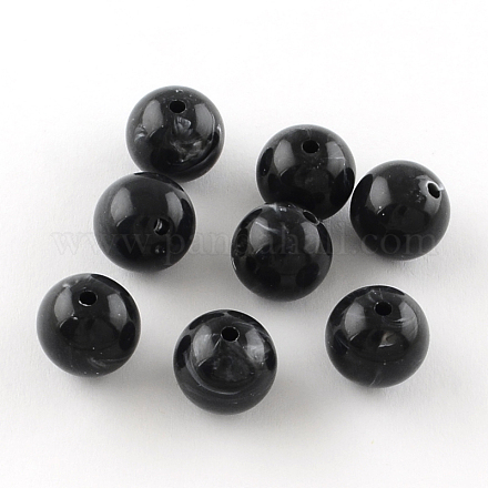 Round Imitation Gemstone Acrylic Beads X-OACR-R029-20mm-01-1