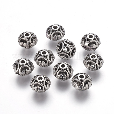 Perles en filigrane d'alliage de style tibétain X-LF1693Y-NF-1